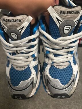 Balenciaga runners Blue & White